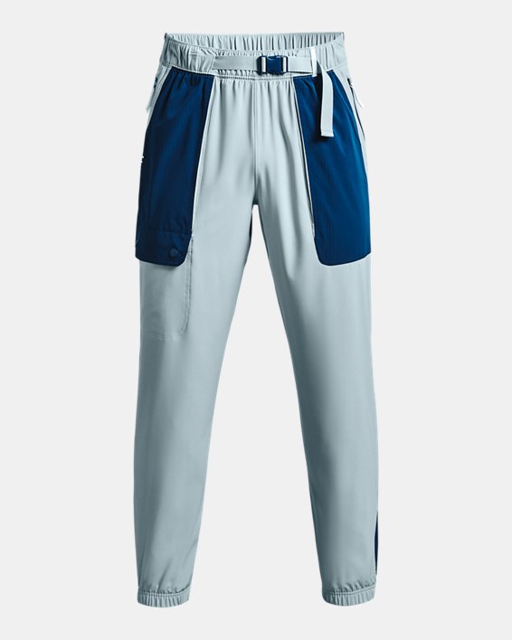 Men's UA RUSH™ Woven Tearaway Pants, Blue, pdpMainDesktop image number 8